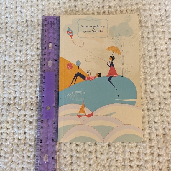 NEW "in everything, give thanks." Stationery Lined Journal 128 pages - Picture 2 of 4